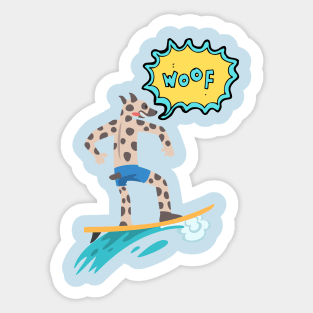 Ride The Woof! Sticker